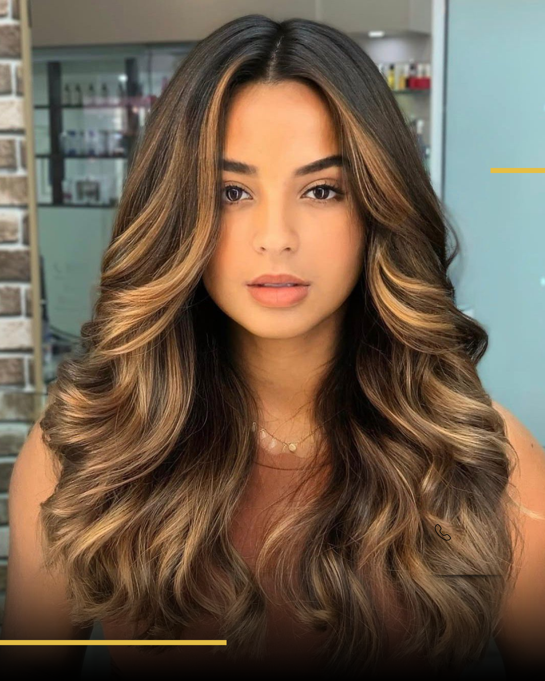 Cópia de Gold and Black Modern Beauty Hair Salon Flyer (1080 x 1080 px) (1080 x 1350 px) (1)